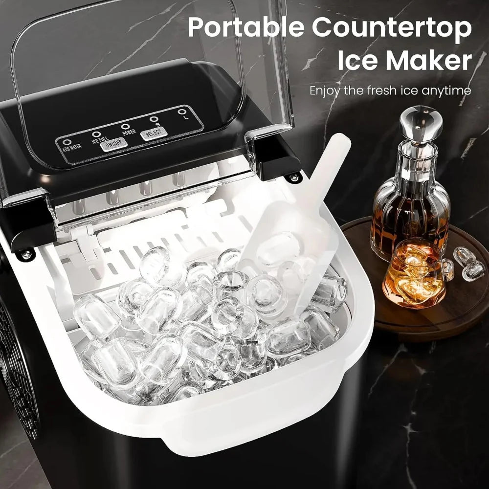 Countertop Ice Maker Nugget Portable Compact Kitchen