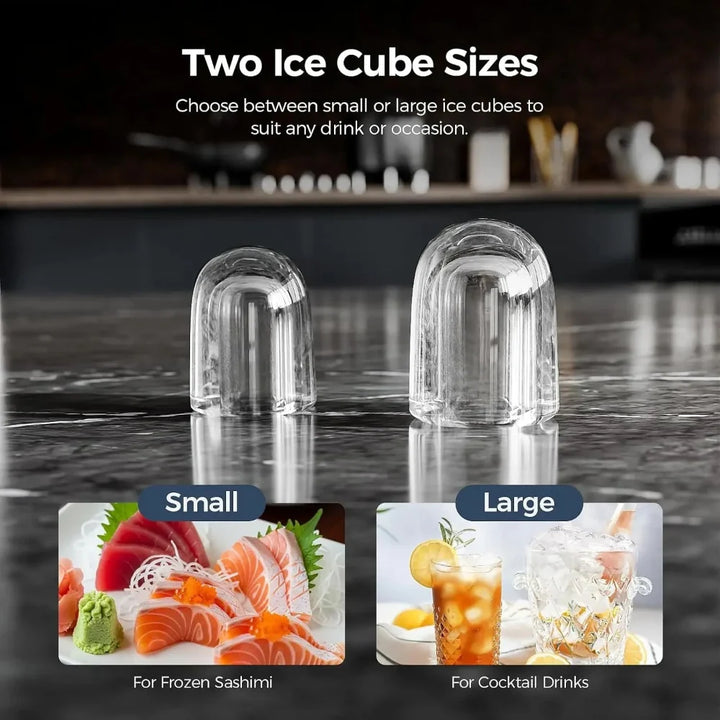 Countertop Ice Maker Nugget Portable Compact Kitchen