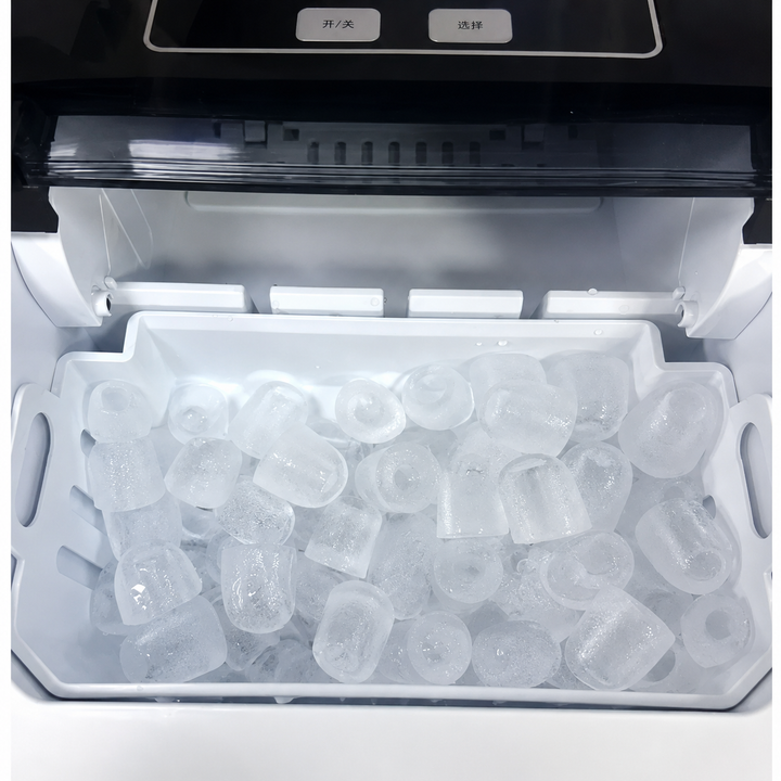 Countertop Ice Maker Portable Bullet Compact Black Shell