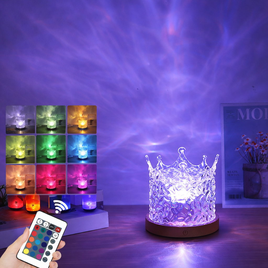 Light LED Projector colour Cube Room Lamp