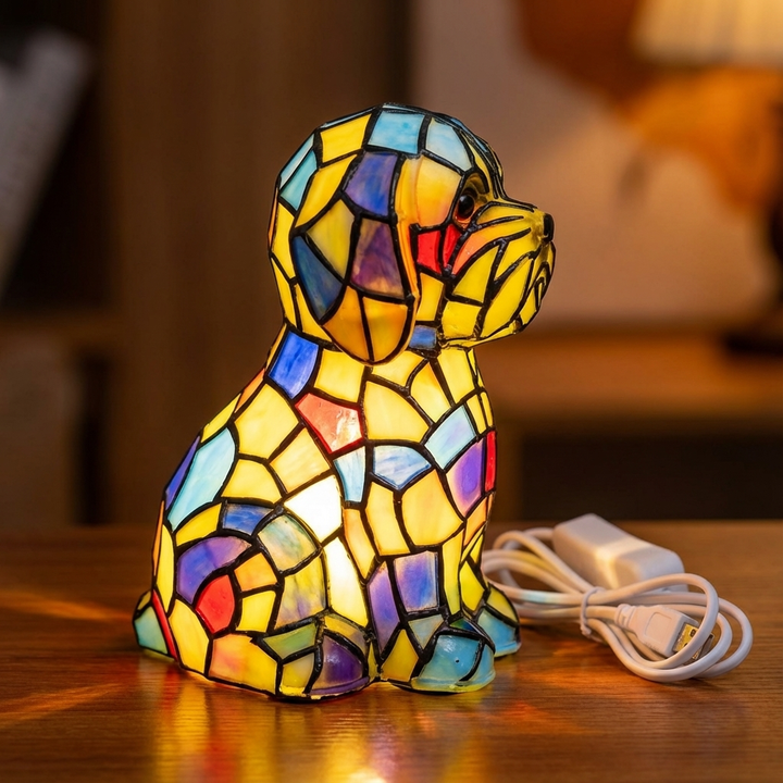 Table Lamp Modern Resin Figurine Ambient Light Home Decor