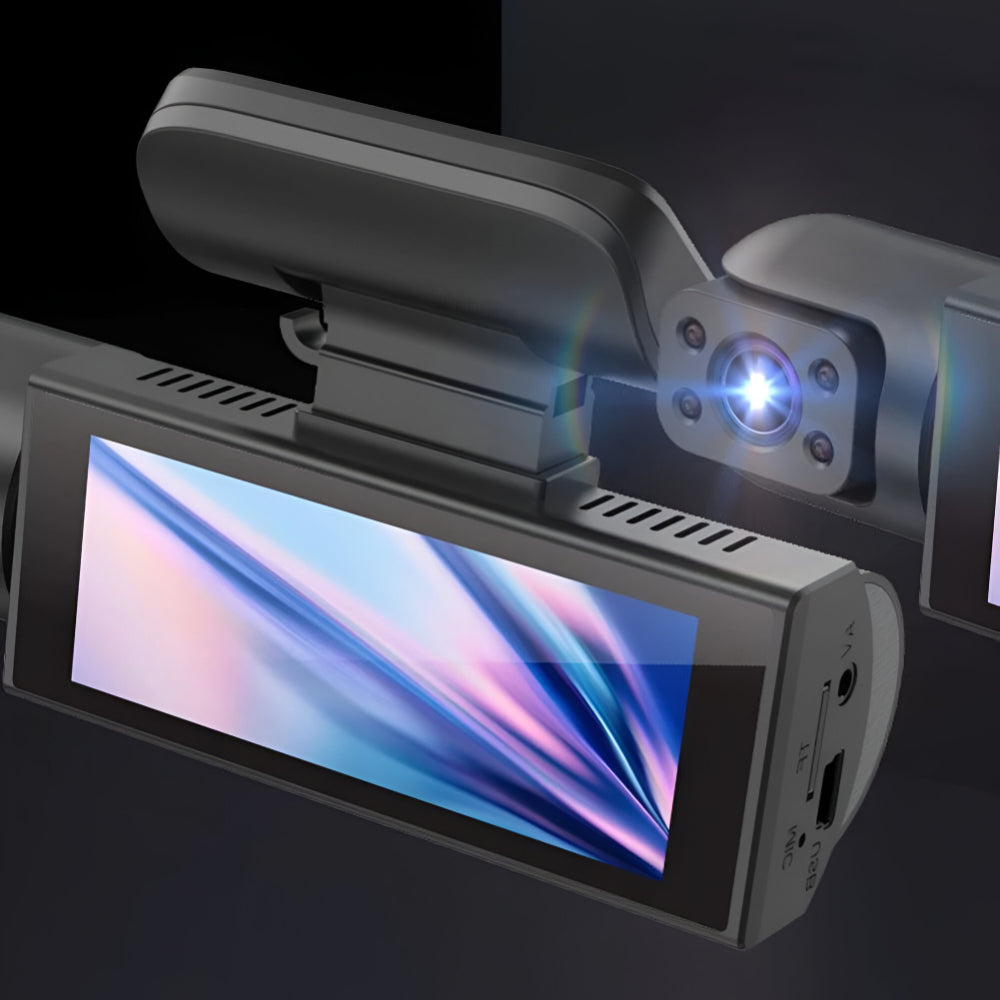 Dash Cam Dual Lens 1080P Car Driving Recorder Parking Monitor