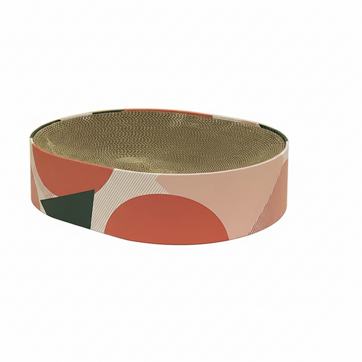 Cat Scratcher Round Cardboard Scratching Bed Lounge