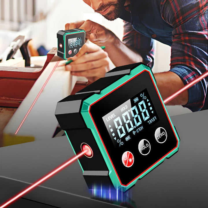 Digital Angle Finder Magnetic Laser Measurement Tool