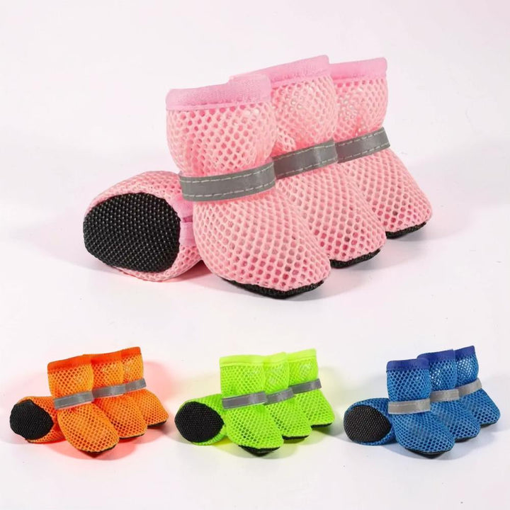 Dog Shoes Non Slip Adjustable Paw Boots