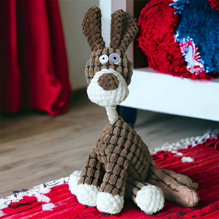 Dog Toy Rope Animal Chew Squeaker