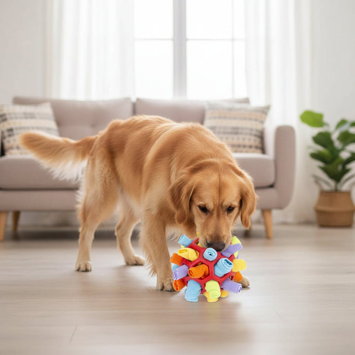 Dog Puzzle Toy Interactive Treat Dispenser Ball Training Play