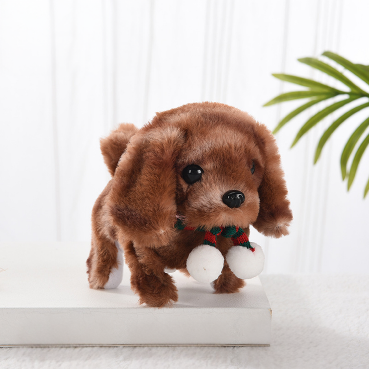 Dog Toy Interactive Puppy Robot Plush Walking Barking Pet