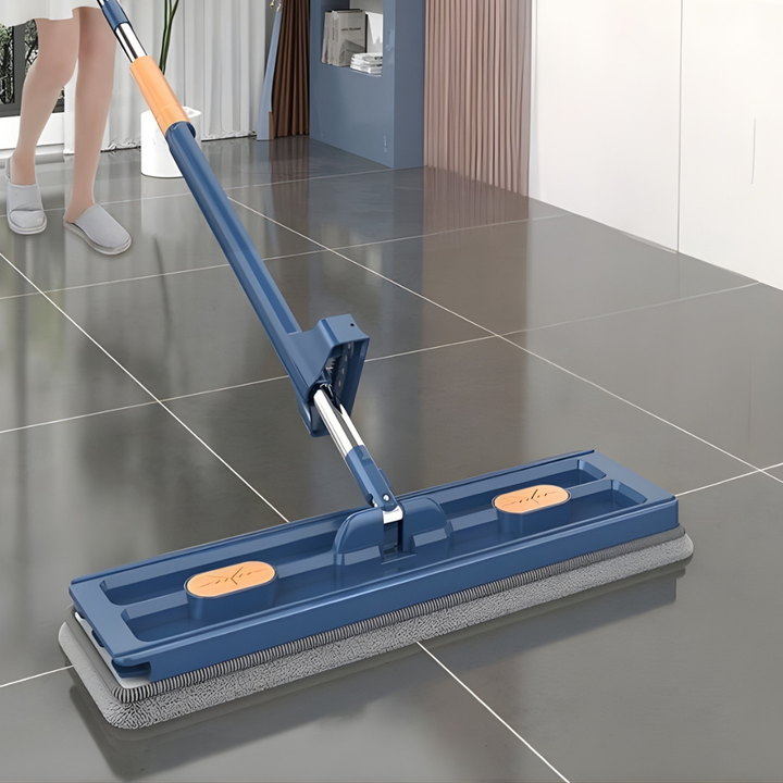 Floor Mop Flat Microfiber Spray Mop Long Handle Cleaning System