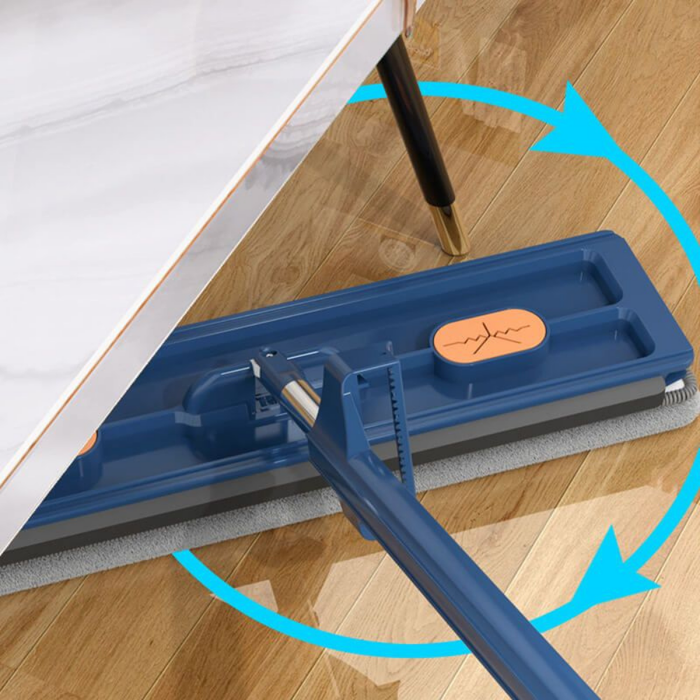 Floor Mop Flat Microfiber Spray Mop Long Handle Cleaning System