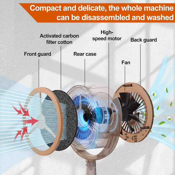Portable Range Hood Rechargeable Kitchen Exhaust Fan
