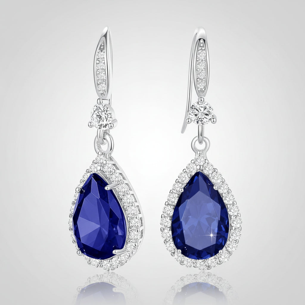 Earrings Mothers Day Gift Birthstone Teardrop Dangle Jewellery