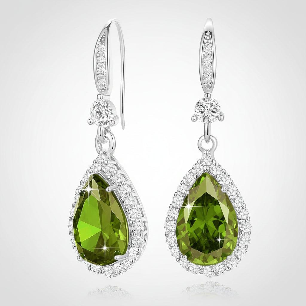 Earrings Mothers Day Gift Birthstone Teardrop Dangle Jewellery