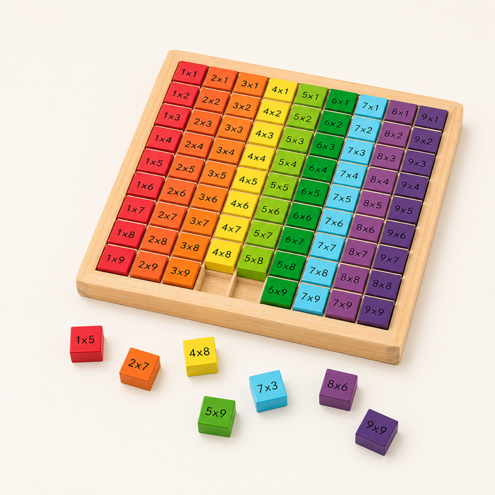 Educational Toys Kids Multiplication Learning Board