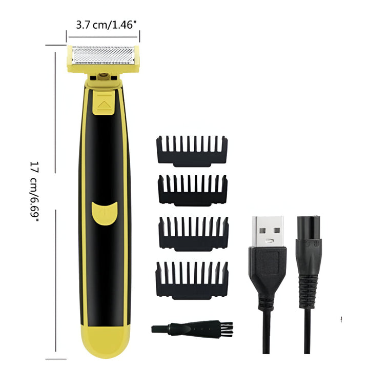 Electric Shaver Body Hair Trimmer USB Rechargeable