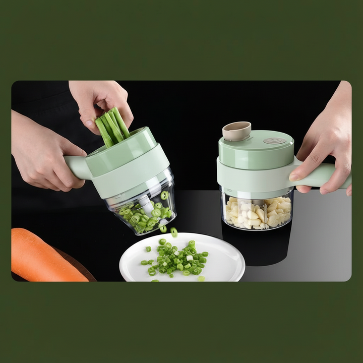 Vegetable Chopper Electric Food Processor Wireless Kitchen Cutter