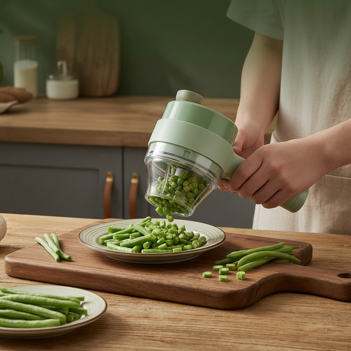 Vegetable Chopper Electric Food Processor Wireless Kitchen Cutter