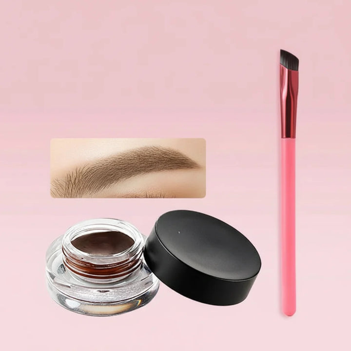 Eyebrow Stamp Brush 4D Hair Stroke Brow Tool Waterproof Makeup