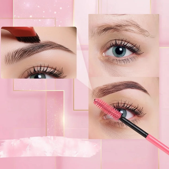 Eyebrow Stamp Brush 4D Hair Stroke Brow Tool Waterproof Makeup