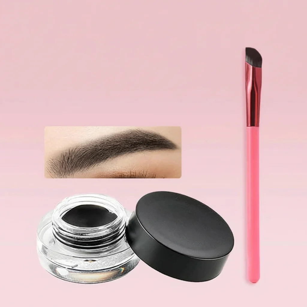 Eyebrow Stamp Brush 4D Hair Stroke Brow Tool Waterproof Makeup