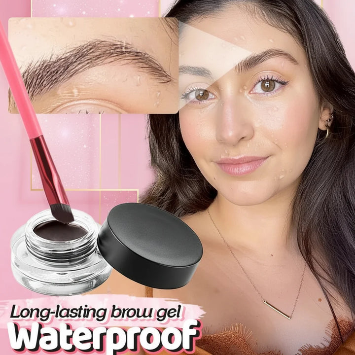 Eyebrow Stamp Brush 4D Hair Stroke Brow Tool Waterproof Makeup