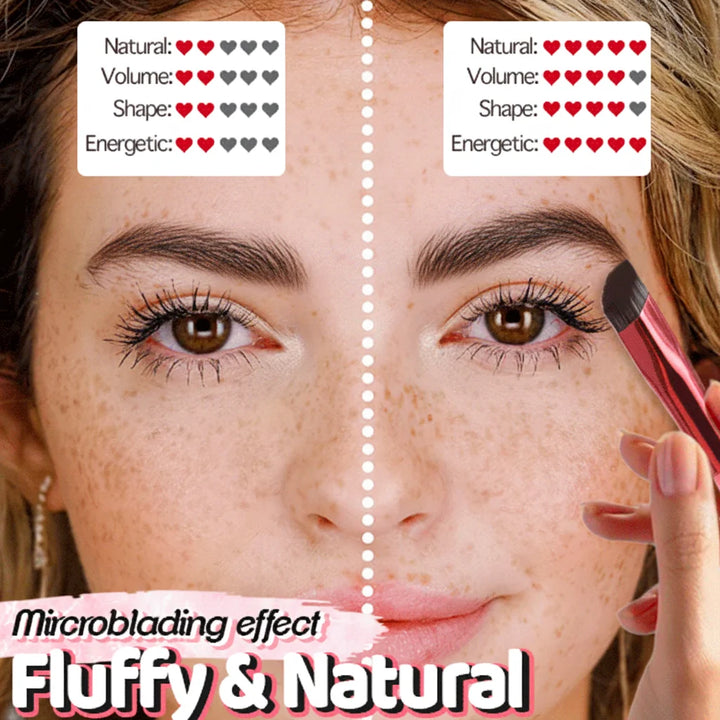 Eyebrow Stamp Brush 4D Hair Stroke Brow Tool Waterproof Makeup