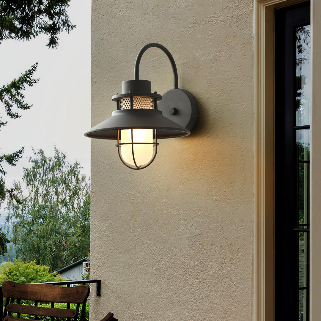 Felix Outdoor Wall Lamp | Industrial Waterproof Light Fixture