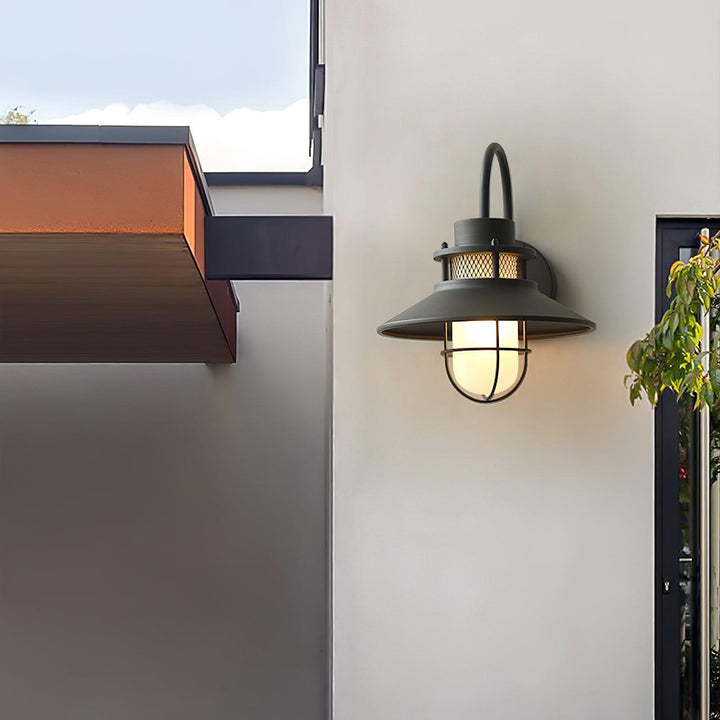Felix Outdoor Wall Lamp | Industrial Waterproof Light Fixture