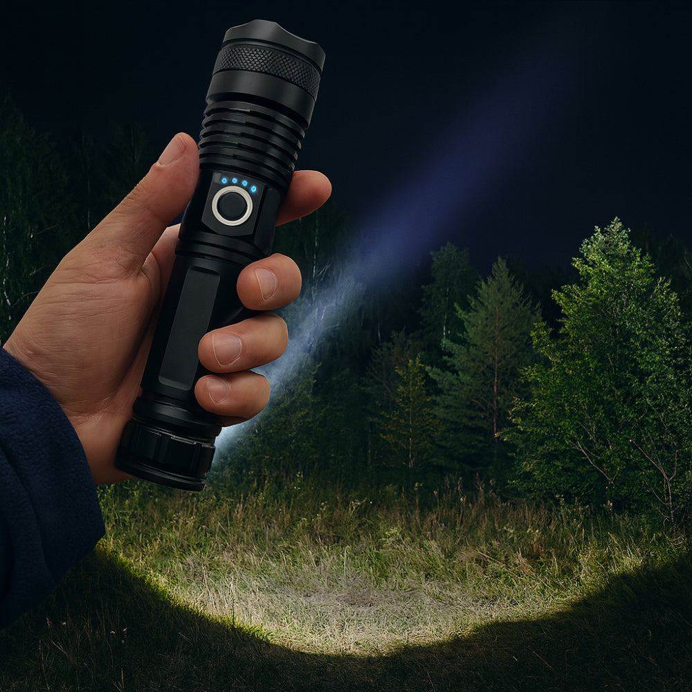 Flashlight LED Rechargeable Outdoor Handheld Light Tool