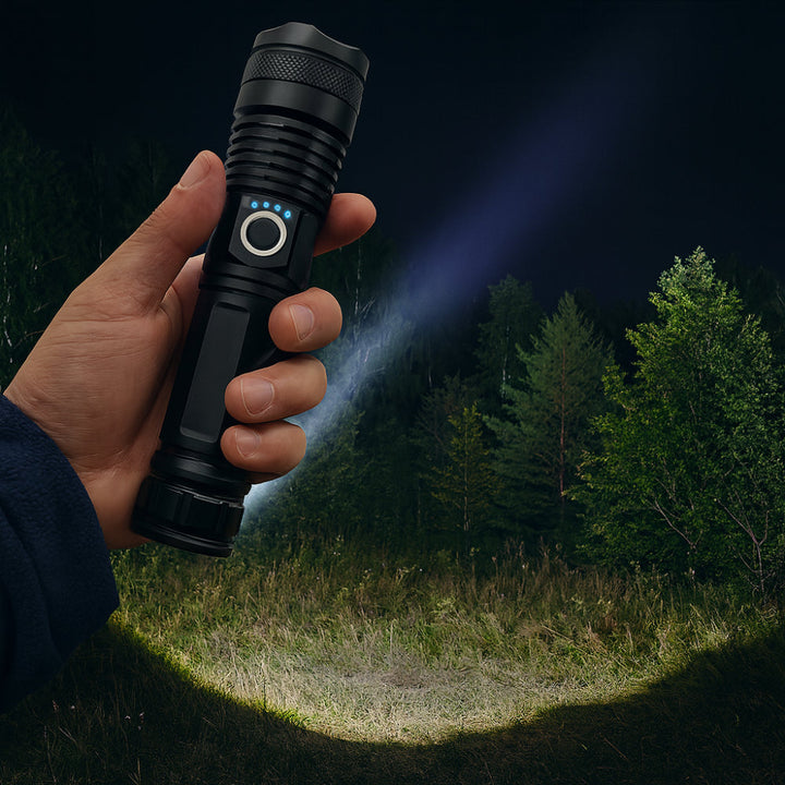 Flashlight LED Rechargeable Outdoor Handheld Light Tool