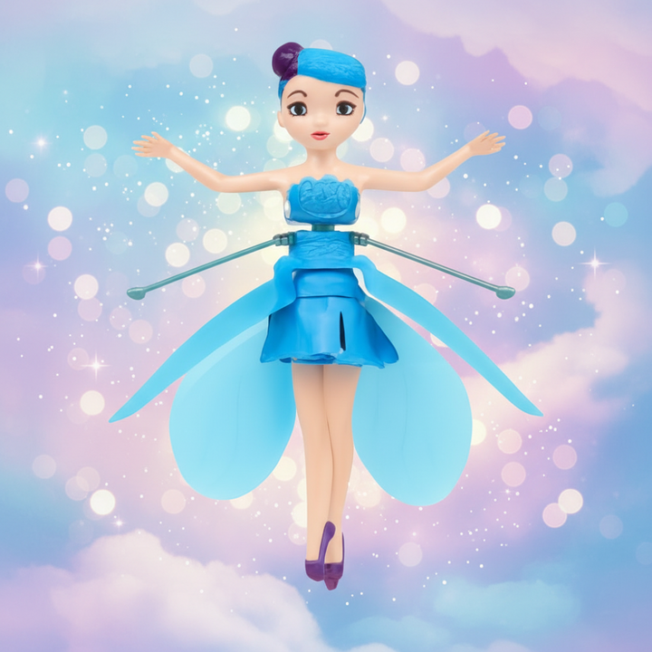Flying Fairy Princess Toy LED Lights Hand Sensor Kids