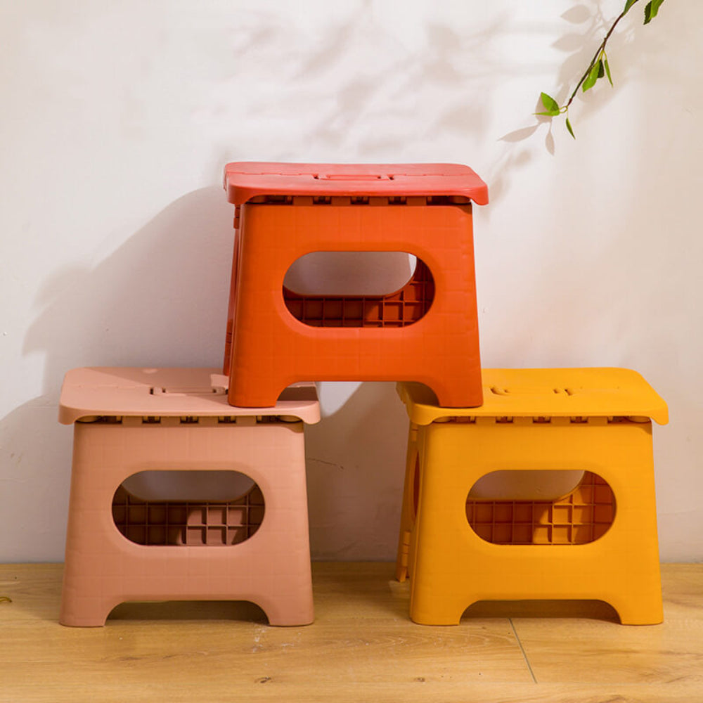 Step Stool Folding Plastic Portable Home Footstool