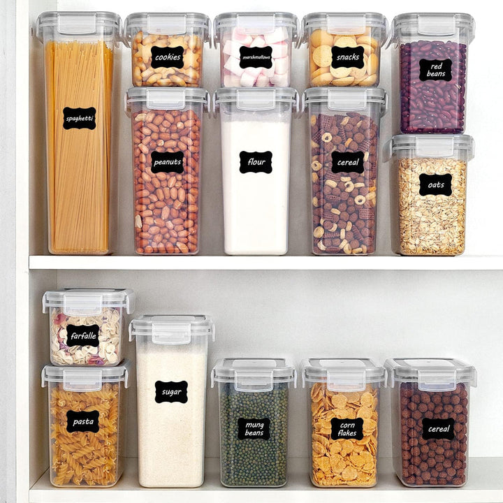 Food Storage Containers Airtight Stackable Clear Kitchen Set