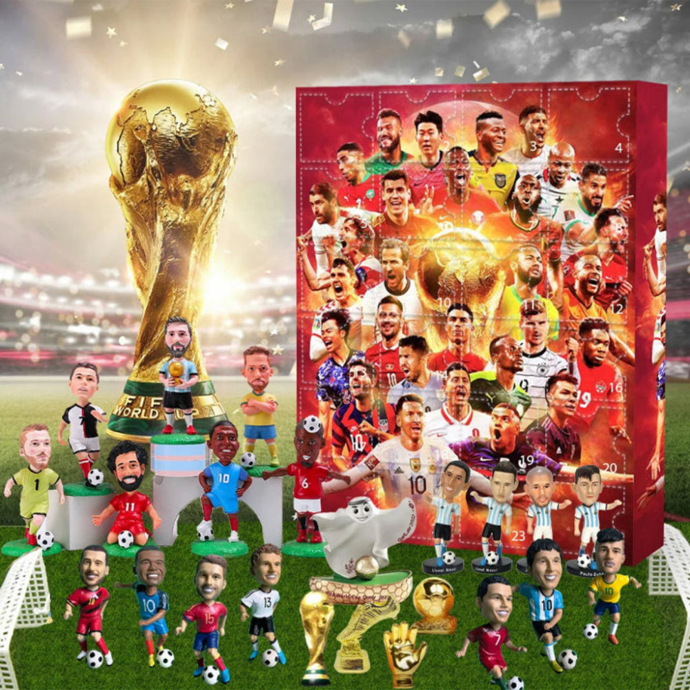 Toy Football Advent Calendar Figure Collector Set