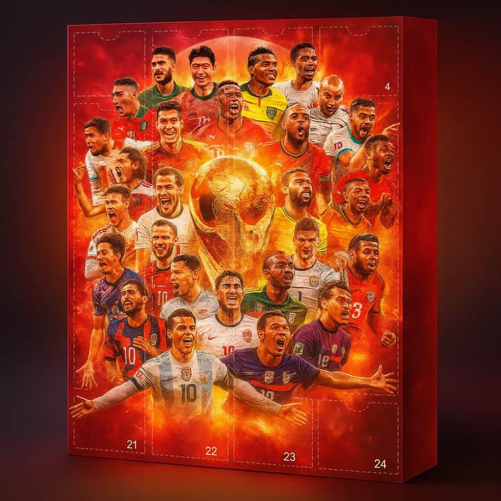 Toy Football Advent Calendar Figure Collector Set