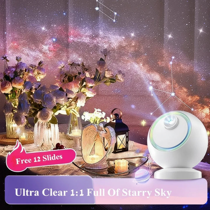 Star Projector Bluetooth Galaxy Night Light Rotating LED Lamp