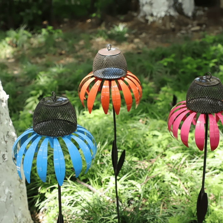 Bird Feeder Metal Garden Sunflower Hanging Outdoor Feeding Bowl