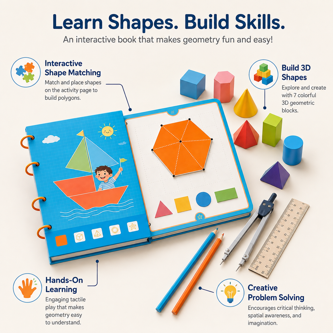 Geometry Learning Educational Book Interactive Fun