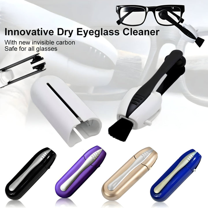Glasses Cleaner Carbon Dry Cleaning Tool Portable Lens Device