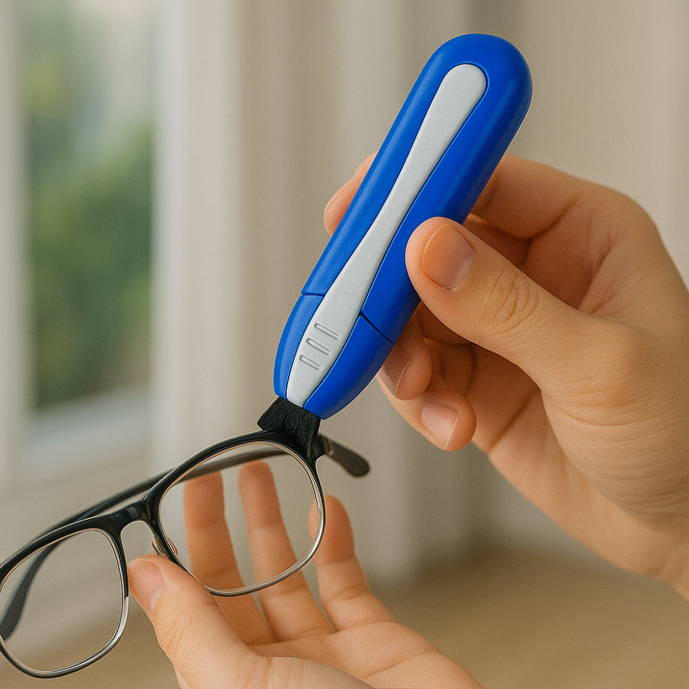 Glasses Cleaner Carbon Dry Cleaning Tool Portable Lens Device