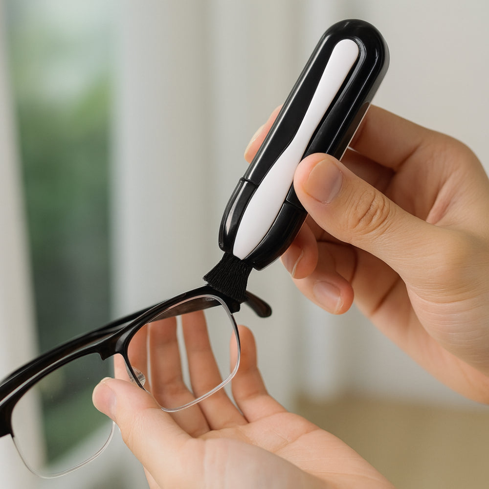 Glasses Cleaner Carbon Dry Cleaning Tool Portable Lens Device