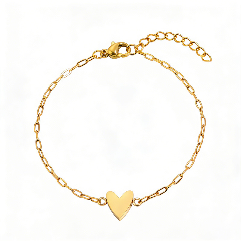 Bracelet Adjustable Heart Chain Matching Couple Jewellery