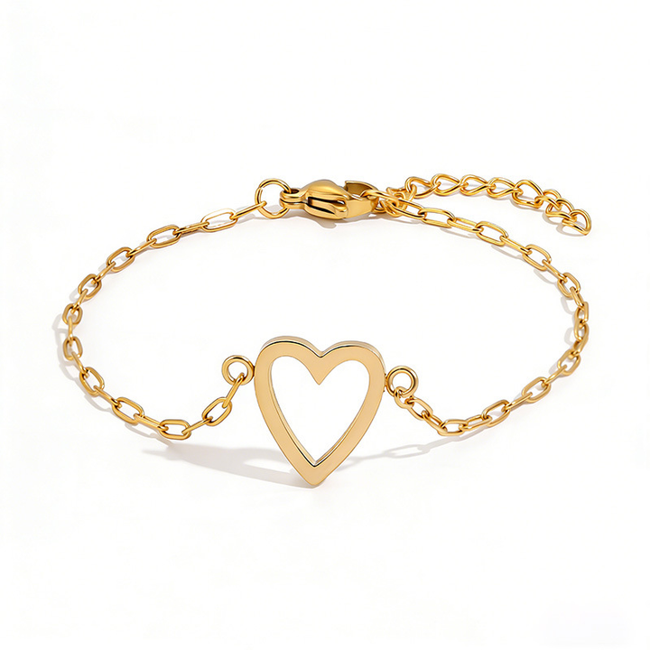 Bracelet Adjustable Heart Chain Matching Couple Jewellery