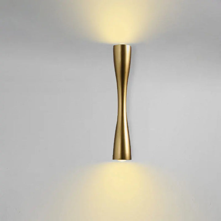 Modern Gold Wall Light | Nordic Up &amp; Down Waterproof Lamp