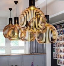Handcrafted Wooden Pendant Light | Natural Scandinavian Design