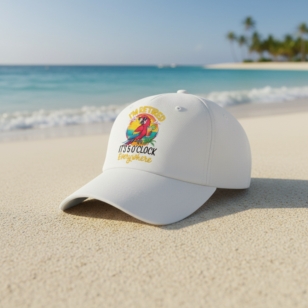 Baseball Cap Adjustable Washed Casual Embroidered Hat