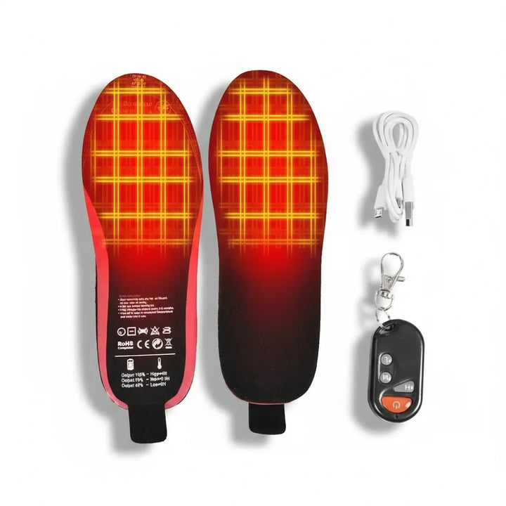 Heated Insoles Rechargeable Wireless Remote Winter Shoe Inserts