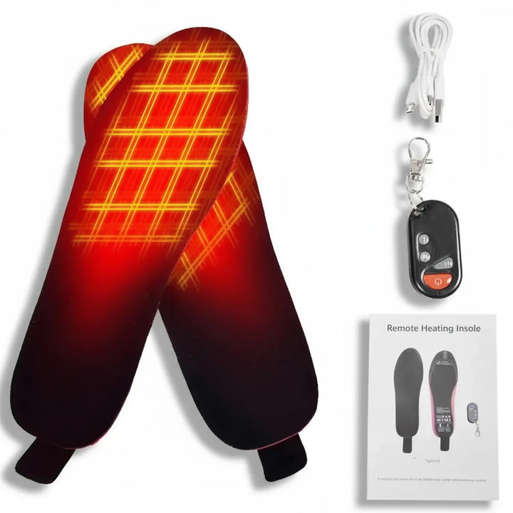 Heated Insoles Rechargeable Wireless Remote Winter Shoe Inserts