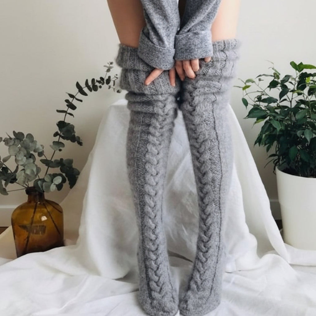 Knee High Socks Warm Winter Comfort Stockings