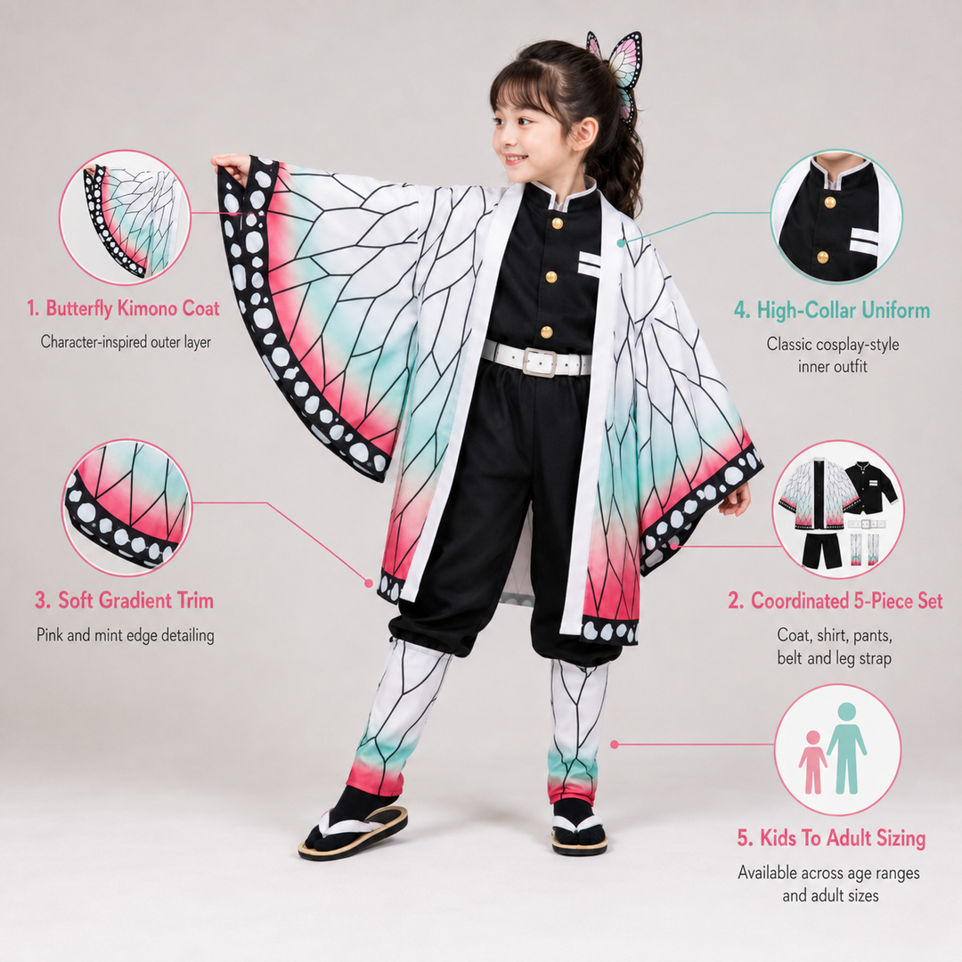 Halloween Costume Anime Kimono Sword Cosplay Outfit